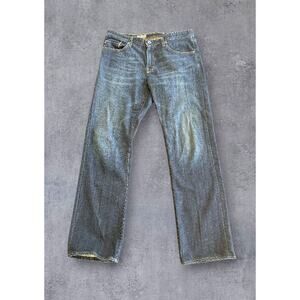 AG Adriano Goldschmied The Protege Jeans Mens 36x34 Blue Straight Leg Denim USA